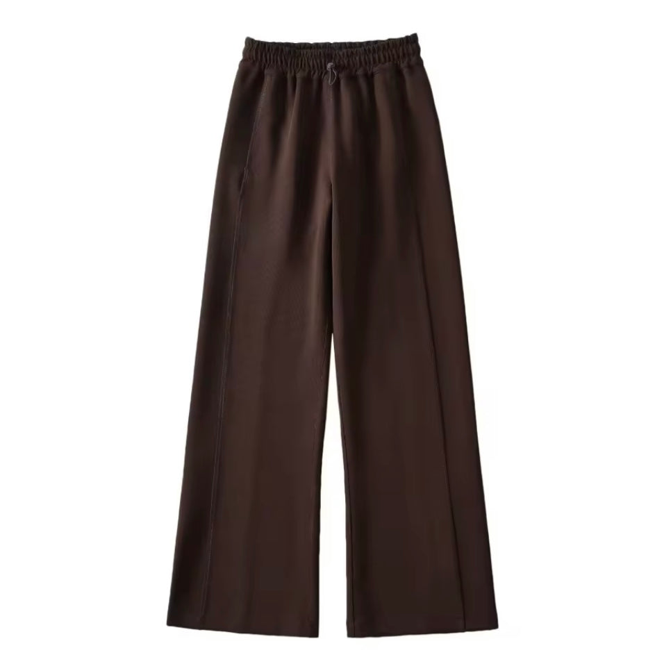 Verve The Label Aqwa Women’s Wide Leg Loose Stretch Sweat Pants Trousers