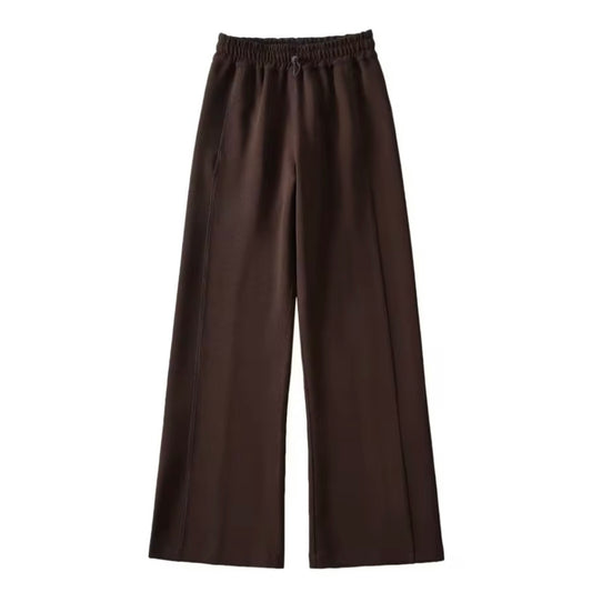 Verve The Label Aqwa Women’s Wide Leg Loose Stretch Sweat Pants Trousers